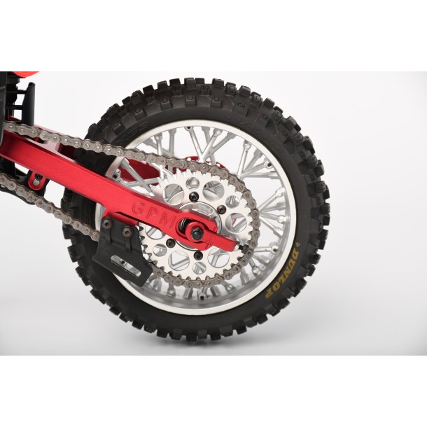 7075 ALLOY CHAIN TENSION REAR SWING ARM (LARGER INNER BEARINGS) FOR LOSI 1/4 PROMOTO MX MOTORCYCLE