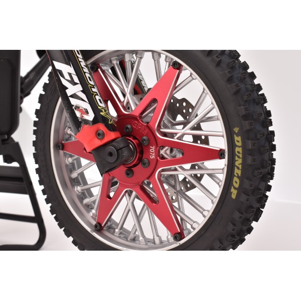 ALUMINUM 7075 FRONT WHEEL PATTERN BUCKLE FOR LOSI 1/4 PROMOTO MX MOTORCYCLE