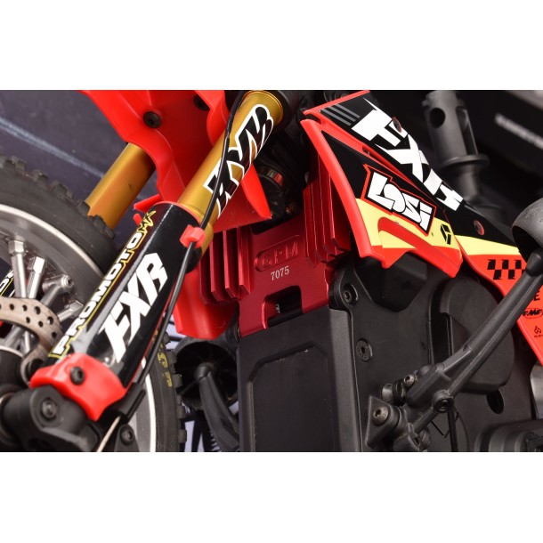 ALUMINUM 7075-T6 FRONT FAUCET SEAT SUPPORT WITH COOLING EFFECT FOR LOSI 1/4 PROMOTO MX SM MOTORCYCLE