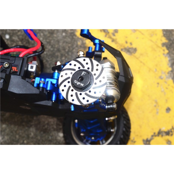 ALUMINUM FRONT BRAKE DISK WITH SILVER LINING