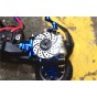 ALUMINUM FRONT BRAKE DISK WITH SILVER LINING