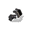 BRASS FRONT AXLE MOUNT SET FOR SUSPENSION LINKS (GOLD INLAY VERSION) FOR AXIAL 1/10 RBX10