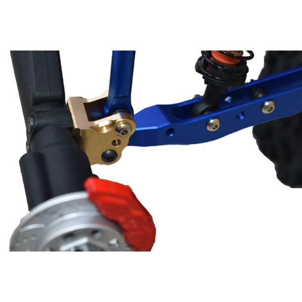 BRASS REAR AXLE MOUNT SET FOR SUSPENSION LINKS FOR AXIAL 1/10 RBX10