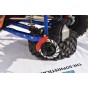 ALUMINUM HEX WITH BRAKE DISK (SILVER INLAY VERSION) FOR AXIAL 1/10 RBX10