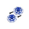 ALUMINUM HEX WITH BRAKE DISK (SILVER INLAY VERSION) FOR AXIAL 1/10 RBX10