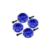 ALUMINUM HEX ADAPTERS 6MM THICK FOR AXIAL 1/10 RBX10
