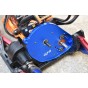 ALUMINUM MOTOR MOUNT PLATE WITH HEAT SINK FINS FOR AXIAL 1/10 RBX10