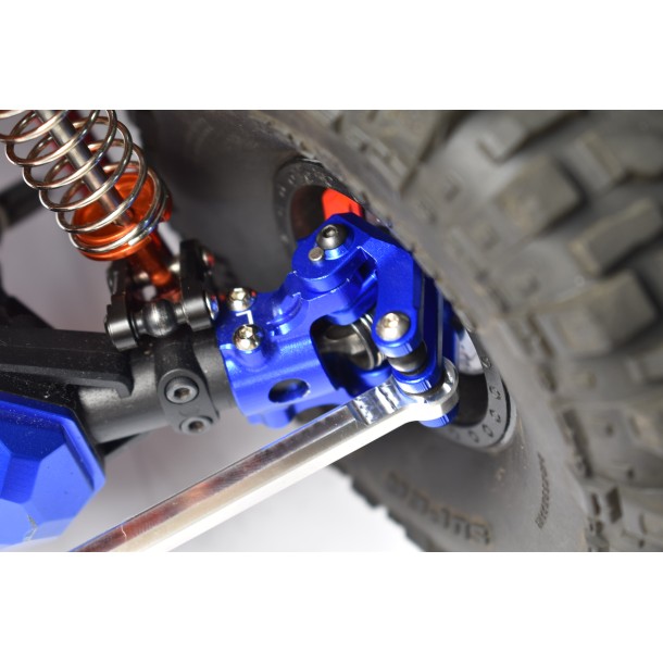 ALUMINUM FRONT KNUCKLE ARM WITH STEERING ROD FOR AXIAL 1/10 RBX10