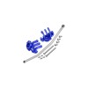 ALUMINUM FRONT KNUCKLE ARM WITH STEERING ROD FOR AXIAL 1/10 RBX10