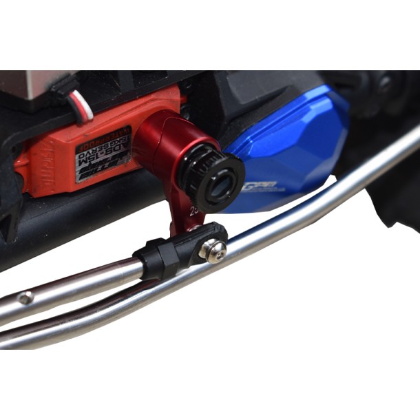 ALUMINUM 7075 25T SERVO HORN W. BUILT-IN SPRING (2 POSITIONING HOLES) FOR AXIAL 1/10 RBX10 / LOSI LMT