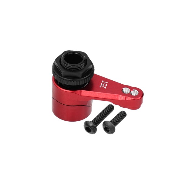 ALUMINUM 7075 25T SERVO HORN W. BUILT-IN SPRING (2 POSITIONING HOLES) FOR AXIAL 1/10 RBX10 / LOSI LMT