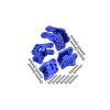 ALUMINUM FRONT&REAR AXLE MOUNT SET FOR SUSPENSION LINKS FOR AXIAL 1/10 RBX10
