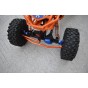 ALUMINUM FRONT STEERING TIE RODS+ALUMINUM 7075 25T SERVO HORN W. BUILT-IN SPRING (2 POSITIONING HOLES) FOR AXIAL 1/10 RBX10