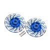 ALUMINUM +2MM HEX WITH BRAKE DISK WITH SILVER LINING--RUS4010DX+2
