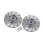 ALUMINUM +2MM HEX WITH BRAKE DISK WITH SILVER LINING--RUS4010DX+2 ALUMINUM +2MM HEX WITH BRAKE DISK WITH SILVER LINING--RUS4010DX+2