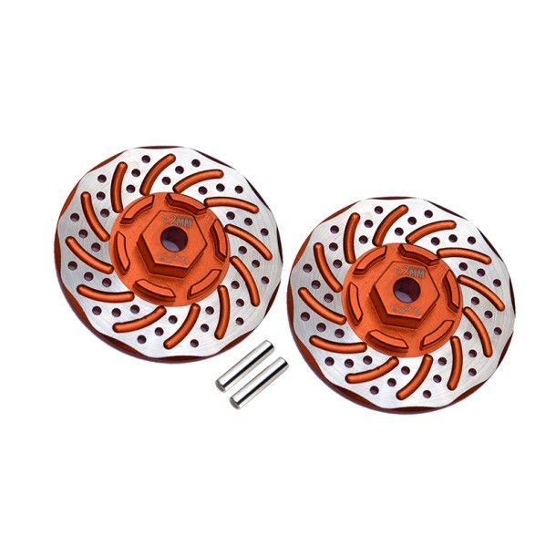 ALUMINUM +2MM HEX WITH BRAKE DISK WITH SILVER LINING--RUS4010DX+2 ALUMINUM +2MM HEX WITH BRAKE DISK WITH SILVER LINING--RUS4010DX+2
