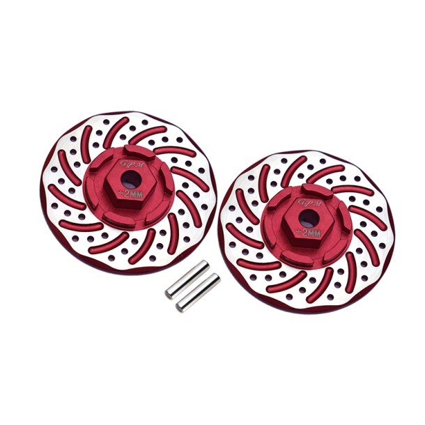 ALUMINUM +2MM HEX WITH BRAKE DISK WITH SILVER LINING--RUS4010DX+2 ALUMINUM +2MM HEX WITH BRAKE DISK WITH SILVER LINING--RUS4010DX+2