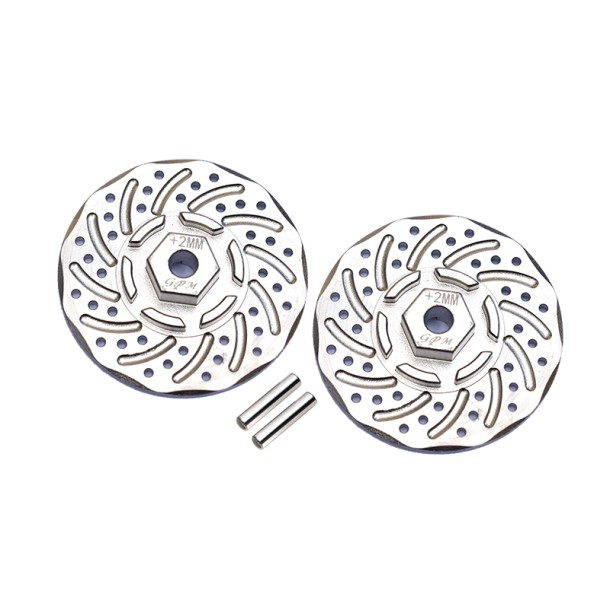 ALUMINUM +2MM HEX WITH BRAKE DISK WITH SILVER LINING--RUS4010DX+2 ALUMINUM +2MM HEX WITH BRAKE DISK WITH SILVER LINING--RUS4010DX+2