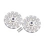 ALUMINUM +2MM HEX WITH BRAKE DISK WITH SILVER LINING--RUS4010DX+2 ALUMINUM +2MM HEX WITH BRAKE DISK WITH SILVER LINING--RUS4010DX+2
