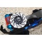 ALUMINUM +2MM HEX WITH BRAKE DISK WITH SILVER LINING--RUS4010DX+2