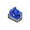 7075 ALLOY REAR DIFFERENTIAL HOUSING FOR TRAXXAS 1/10 RUSTLER 4X4 VXL / SLASH 4X4 / XO-01 / HOSS / Rustler / Stampede / FORD F-150 / Ford Fiesta ST Rally VXL