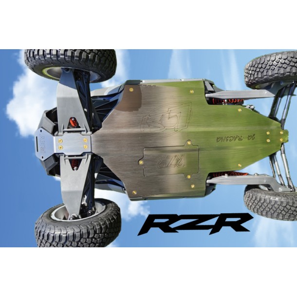 STAINLESS STEEL CHASSIS PROTECTION PLATE SET FOR LOSI 1/10 RZR