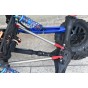 STAINLESS STEEL & 7075 ALLOY ENDS ADJUSTABLE REAR UPPER 4-LINK BAR FOR LOSI 1/6 SUPER BAJA REY 2.0