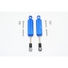 ALUMINIUM FRONT/REAR INTERNAL SHOCKS (92MM) WITH ENGRAVING --SCX2095X