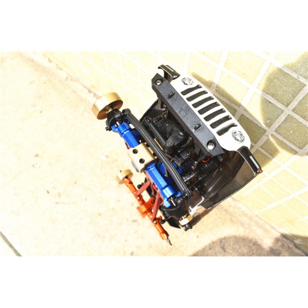 BRASS FRONT/REAR GEARBOX COVER FOR AXIAL 1/24 SCX24