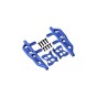 ALUMINUM SIDE STEPS FOR AXIAL 1/24 SCX24 Deadbolt / Jeep Wrangler