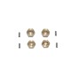 BRASS HEX ADAPTERS 3.5MM THICK FOR AXIAL 1/24 SCX24