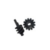 MEDIUM CARBON STEEL OVERDRIVE DIFFERENTIAL WORM GEAR FOR AXIAL 1/24 SCX24
