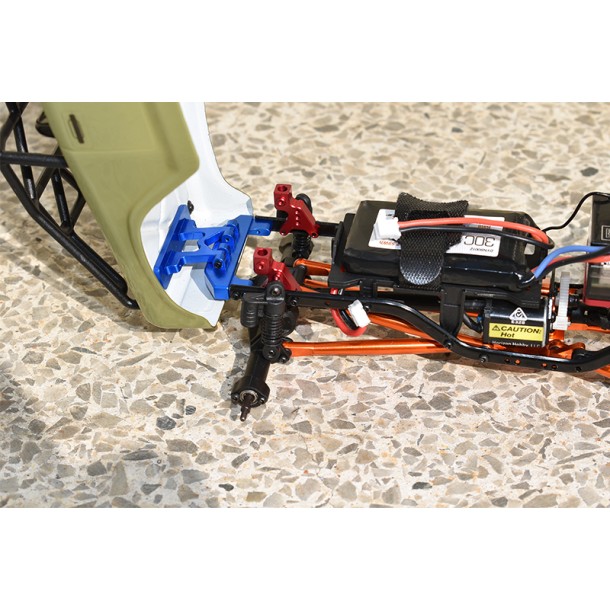 ALUMINUM ADJUSTABLE FRONT&REAR DAMPER MOUNT FOR AXIAL 1/24 SCX24