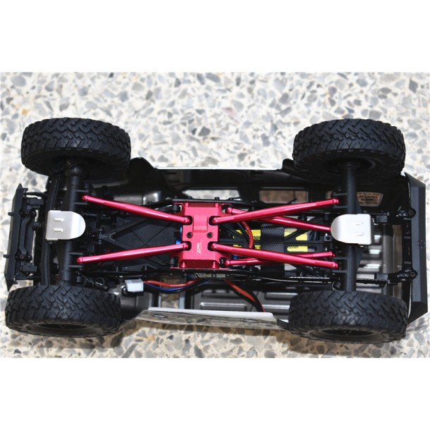STAINLESS STEEL F&R GEAR BOX BOTTOM PROTECTOR MOUNT FOR AXIAL 1/24 SCX24