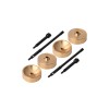 HARDEN STEEL #45 FRONT CVD JOINT+REAR DRIVE SHAFT + BRASS PENDULUM WHEEL KNUCKLE AXLE WEIGHT FOR AXIAL 1/24 SCX24