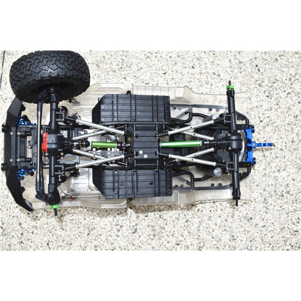 ALUMINUM FRONT+REAR HEX ADAPTERS--SCX2U010