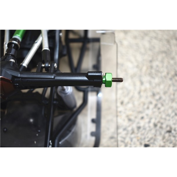 ALUMINUM FRONT+REAR HEX ADAPTERS--SCX2U010