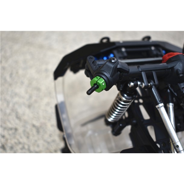 ALUMINUM FRONT+REAR HEX ADAPTERS--SCX2U010