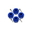 ALUMINUM WHEEL HEX ADAPTERS +3MM FOR AXIAL SCX10 III JEEP WRANGLER / CAPRA 1.9 UNLIMITED