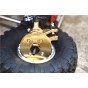 BRASS OUTER PORTAL DRIVE HOUSING (FRONT OR REAR)"HEAVY EDITION" FOR AXIAL SCX10 III JEEP WRANGLER / CAPRA 1.9 UNLIMITED