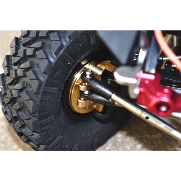 BRASS OUTER PORTAL DRIVE HOUSING (FRONT OR REAR)"HEAVY EDITION" FOR AXIAL SCX10 III JEEP WRANGLER / CAPRA 1.9 UNLIMITED