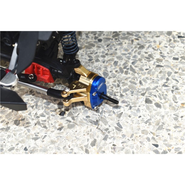 BRASS INNER PART OF FRONT KNUCKLE ARMS FOR AXIAL SCX10 III JEEP WRANGLER / CAPRA 1.9 UNLIMITED