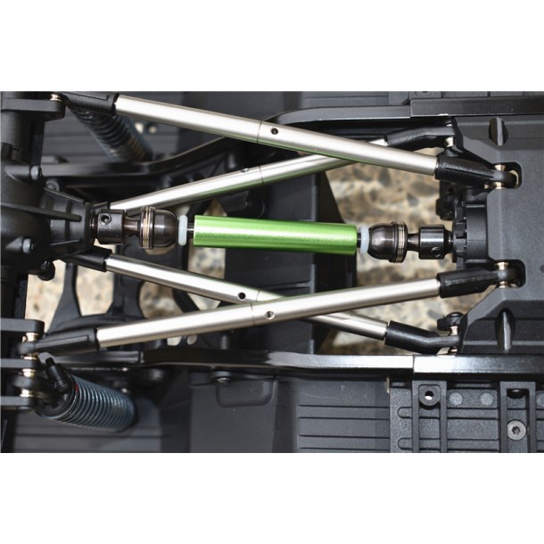 STEEL+ALUMINIUM FRONT+REAR CVD DRIVE SHAFT FOR AXIAL SCX10 III JEEP WRANGLER