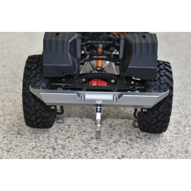 ALUMINIUM REAR BUMPER +D-RINGS+TOW HOOK FOR AXIAL SCX10 III Jeep Wrangler