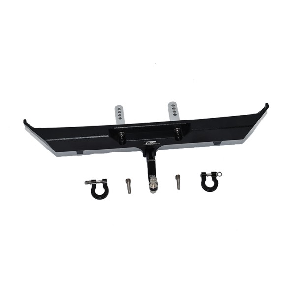 ALUMINIUM REAR BUMPER +D-RINGS+TOW HOOK FOR AXIAL SCX10 III Jeep Wrangler