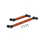 STEEL+ALUMINIUM FRONT+REAR CVD DRIVE SHAFT FOR AXIAL SCX10 III JEEP JT GLADIATOR