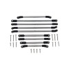 STAINLESS STEEL ADJUSTABLE TIE RODS FOR AXIAL SCX10 III JEEP JT GLADIATOR