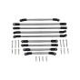 STAINLESS STEEL ADJUSTABLE TIE RODS FOR AXIAL SCX10 III JEEP JT GLADIATOR