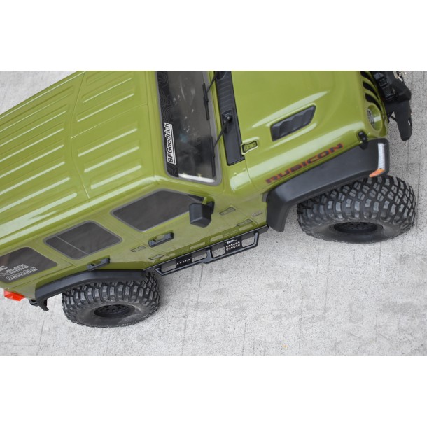 ALUMINUM SIDE STEPS (SILVER INLAY VERSION) FOR AXIAL 1/6 SCX6 