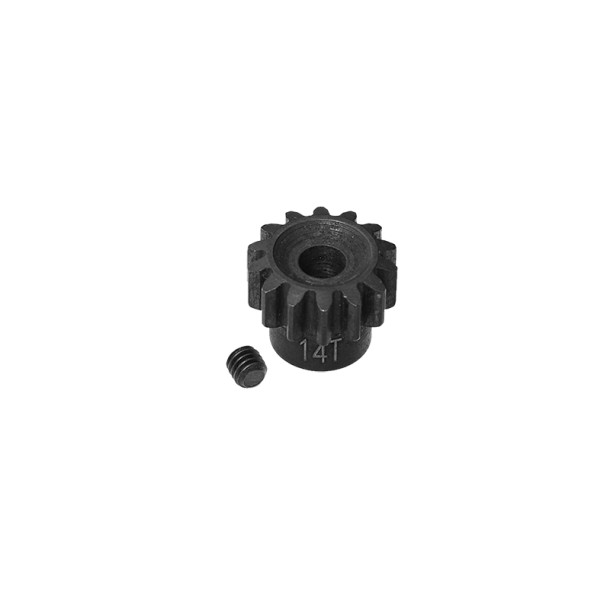 HIGH CARBON STEEL MOTOR GEAR 14T FOR AXIAL 1/6 SCX6 TRAXXAS 1/8 SLEDGE